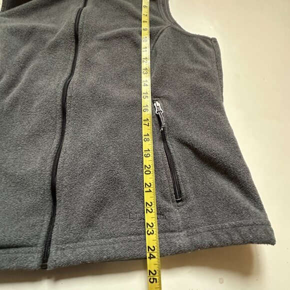 L.L.Bean Women's Mountain Classic Fleece Vest Gray Size Large - Cozy! - Picture 8 of 8